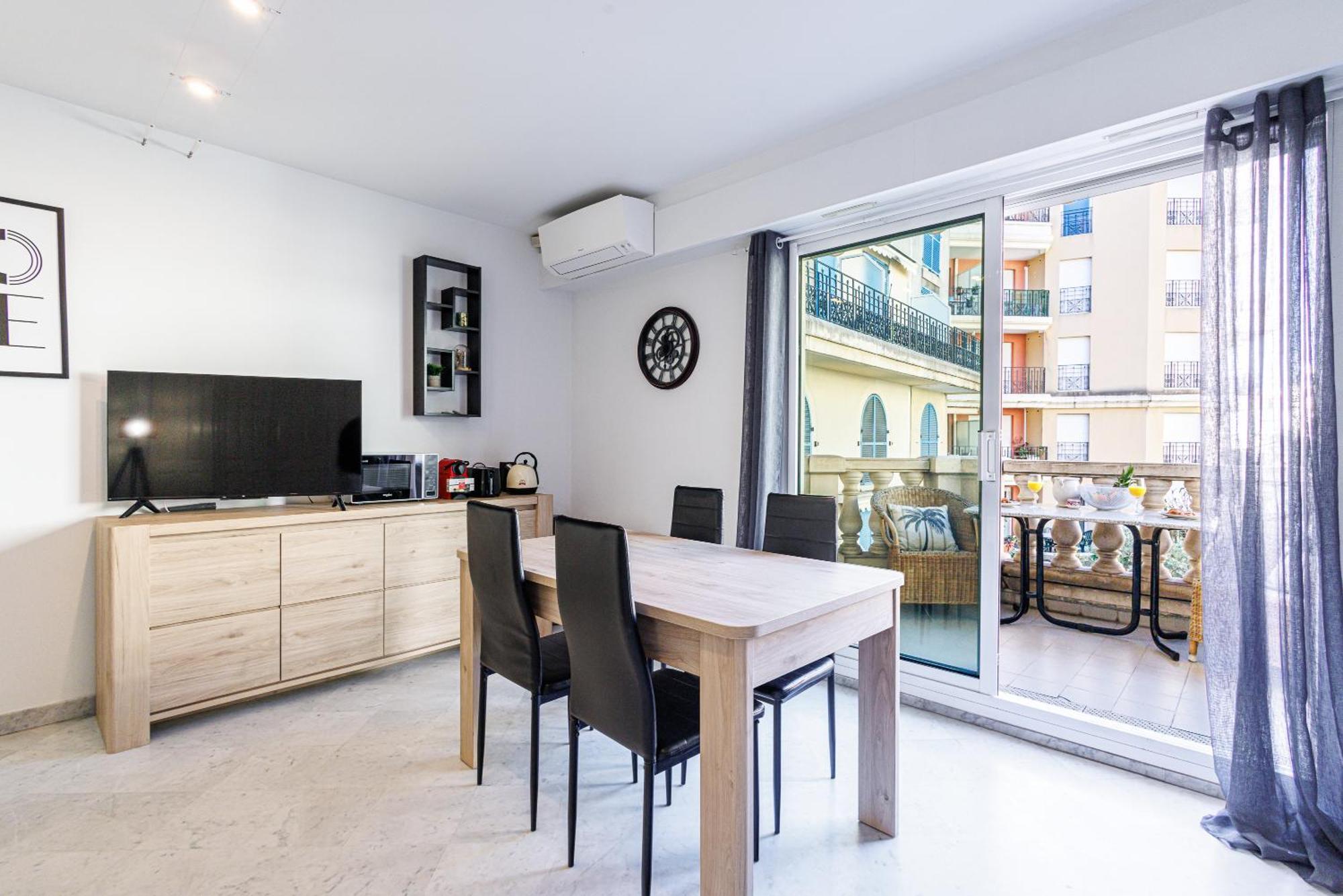 Le Victoria, Elegant T2 Au Bord Des Plages, Piscine, Sauna 芒通 外观 照片